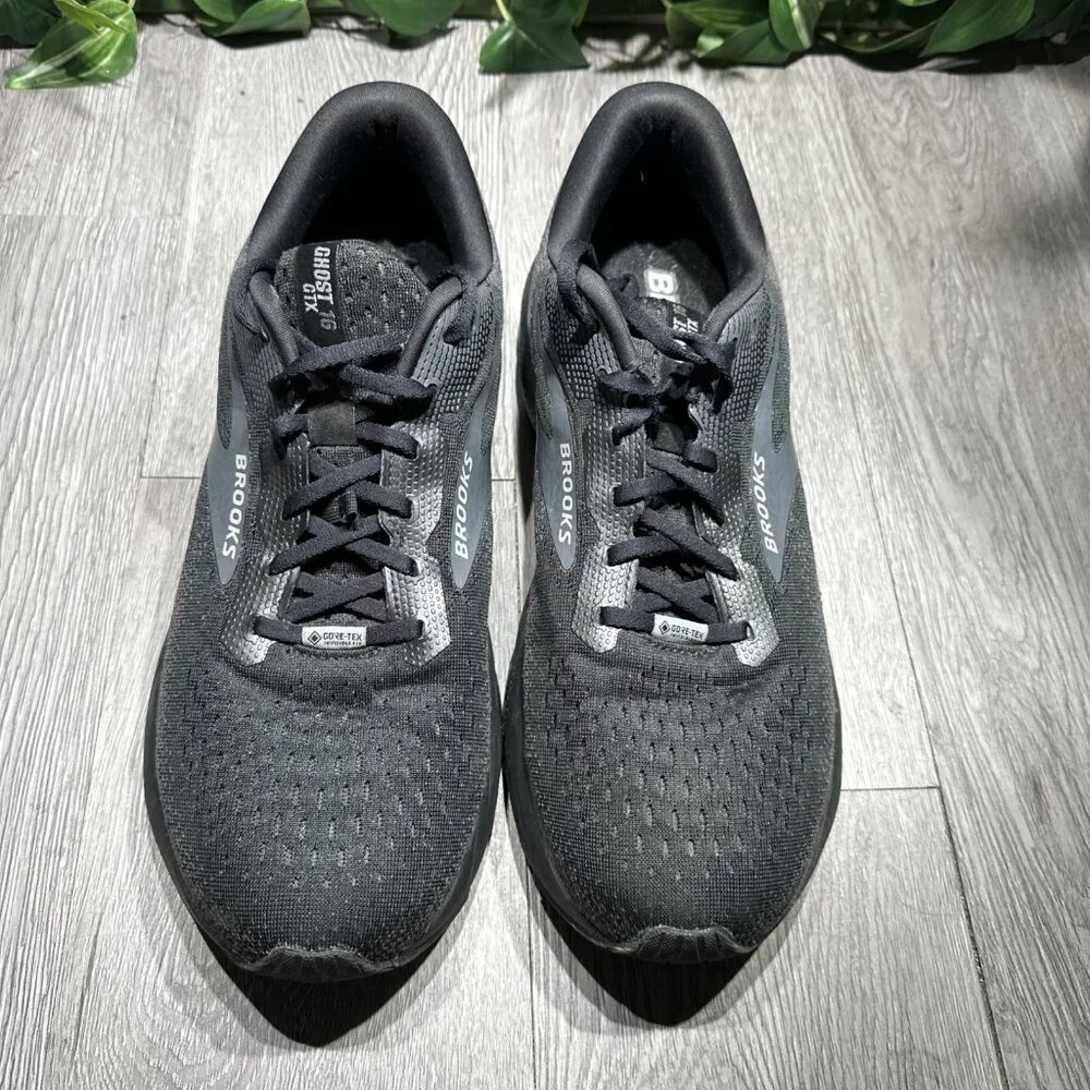 Brooks Ghost 16 GTX Men's Size 12.5 D (Medium) Running Shoes Black Ebony